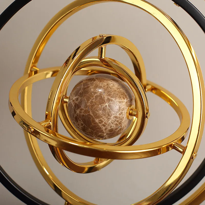 Planet Orbit Globe Figurine