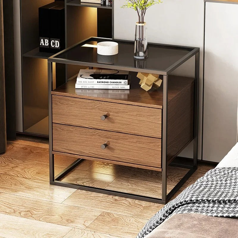 SomaSide – Modern Nachtkastje voor een Strakke, Stijlvolle Slaapkamer
