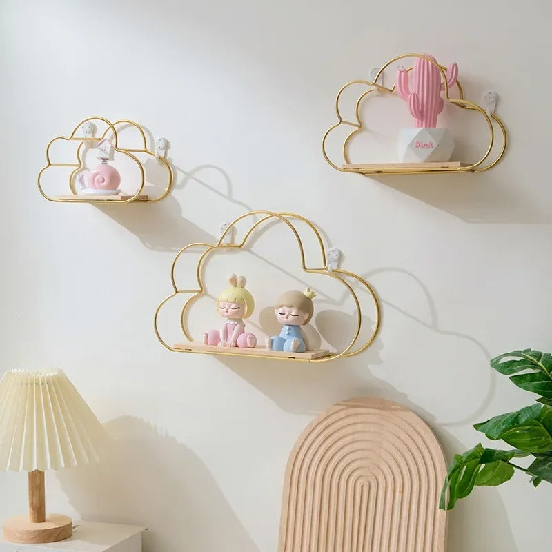 Cloudscape – De Zwevende Wolken Wandplank voor een Magische Kinderkamer