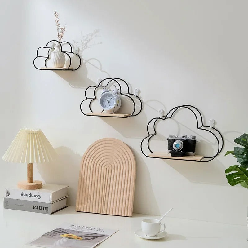 Cloudscape – De Zwevende Wolken Wandplank voor een Magische Kinderkamer