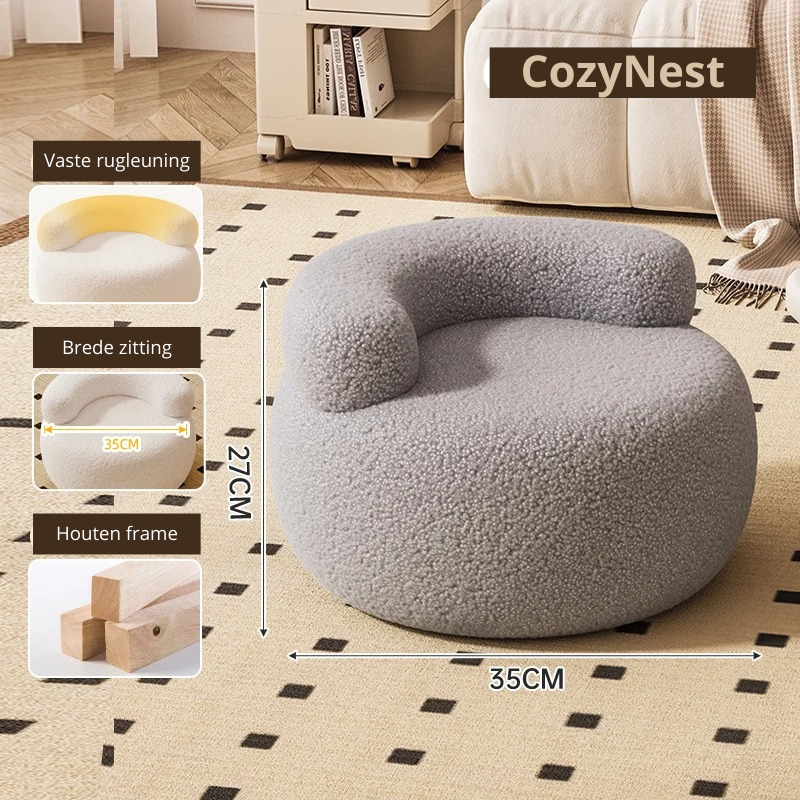 CozyNest - De Stijlvolle Opbergstoel voor Elke Kamer