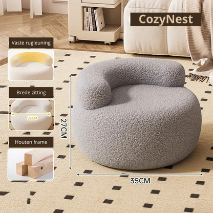 CozyNest - De Stijlvolle Opbergstoel voor Elke Kamer