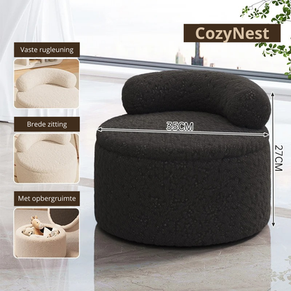 CozyNest - De Stijlvolle Opbergstoel voor Elke Kamer
