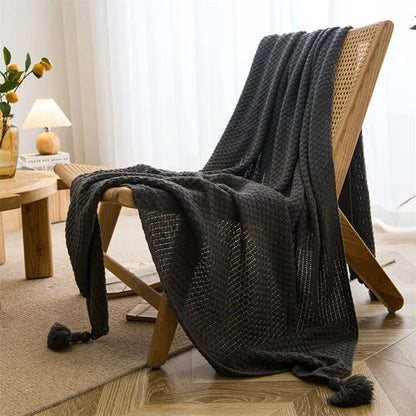 CloudComfort - Het Gebreide Deken voor Ultiem Comfort en Warmte