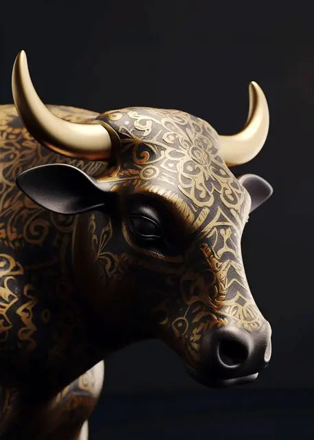 WildPrints – Verhoog de sfeer van je ruimte met krachtige dierenkunst in zwart en goud