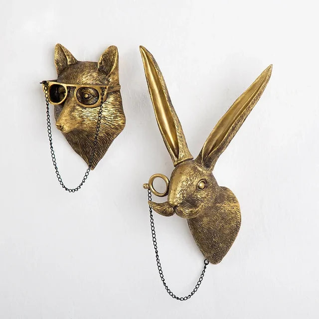 BronzeBeast - Bronzen Wanddieren voor een Prachtige, Luxe Woonruimte