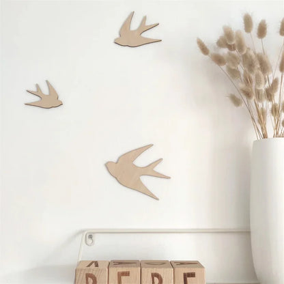 WoodsyWalls - Magische Houten Muurstickers voor een Speelse Kinderkamer