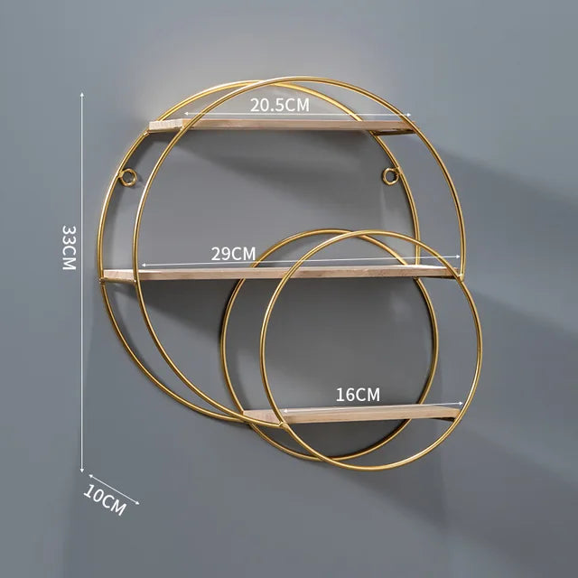 Solara Shelf – Elegante Wandplank in 3 Unieke Vormen voor een Verfijnd Interieur