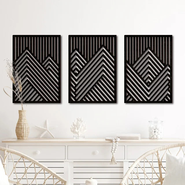 TriadArt – Transformeer je muur met 3 unieke kunstwerken
