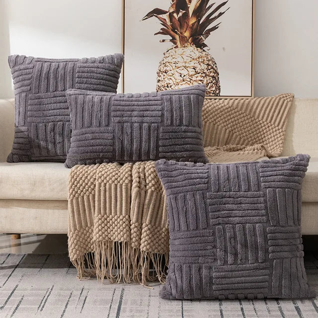 FluffEase - De Pluche Kussenhoes voor Ongeëvenaard Comfort en Luxe