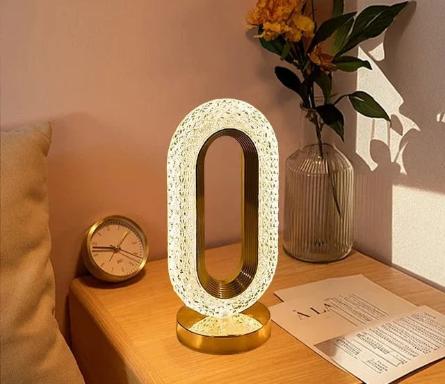 Elysian Crystal - Betoverende kristallenlamp met verstelbare lichtstanden