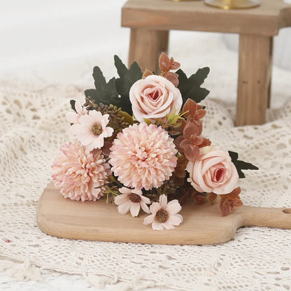 BloomAura - Het Bosje Zijde Bloemen voor een Altijd Frisse en Luxe Sfeer