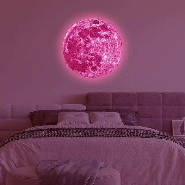 NightLuna- De Glow-in-the-Dark Maanstickers voor Magische Nachten