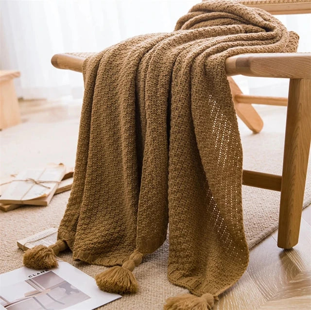CloudComfort - Het Gebreide Deken voor Ultiem Comfort en Warmte
