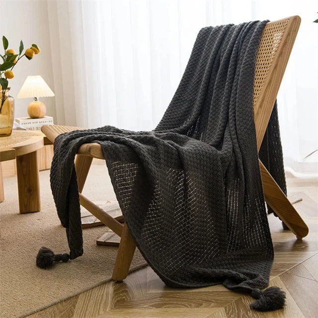 CloudComfort - Het Gebreide Deken voor Ultiem Comfort en Warmte
