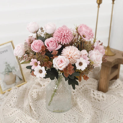 BloomAura - Het Bosje Zijde Bloemen voor een Altijd Frisse en Luxe Sfeer