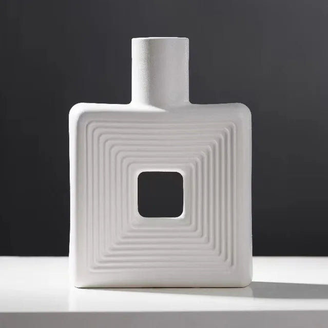 Alba Set – Twee Witte Vazende Perfectie voor Elke Ruimte