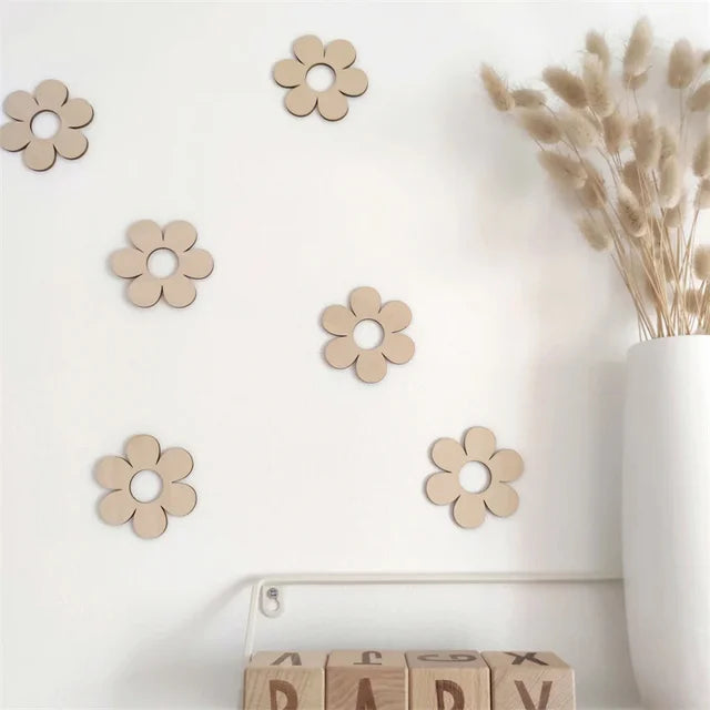 WoodsyWalls - Magische Houten Muurstickers voor een Speelse Kinderkamer