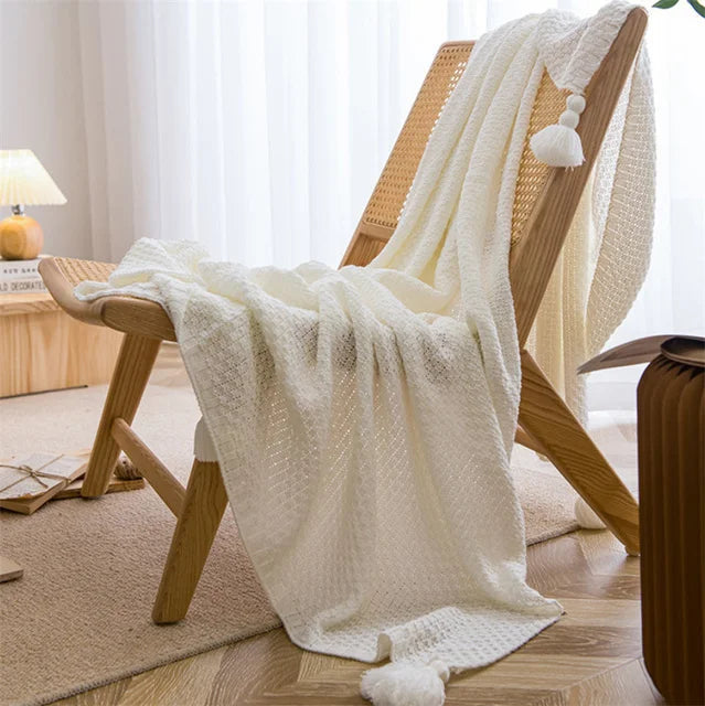CloudComfort - Het Gebreide Deken voor Ultiem Comfort en Warmte