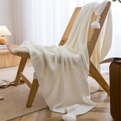 CloudComfort - Het Gebreide Deken voor Ultiem Comfort en Warmte
