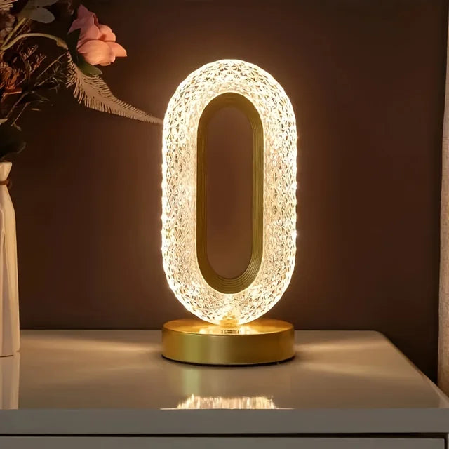 Elysian Crystal - Betoverende kristallenlamp met verstelbare lichtstanden