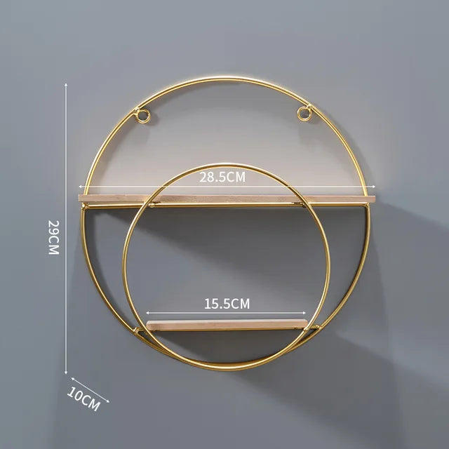 Solara Shelf – Elegante Wandplank in 3 Unieke Vormen voor een Verfijnd Interieur