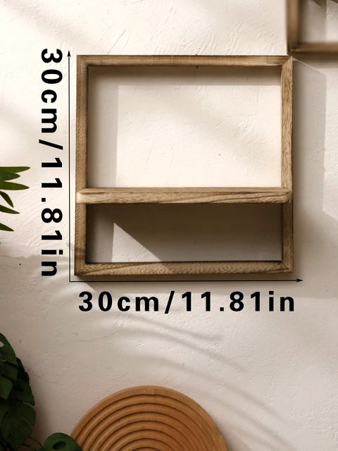 RustiShelf - Transformeer je muur met stijlvolle, natuurlijke houten wandplanken