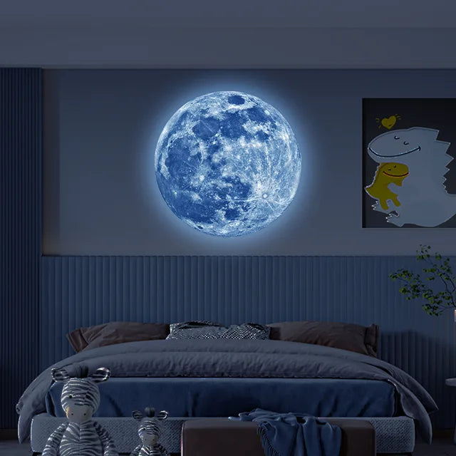 NightLuna- De Glow-in-the-Dark Maanstickers voor Magische Nachten