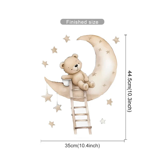 TeddyWall – Breng een schattige sfeer in elke kamer met een knuffelbare beer!