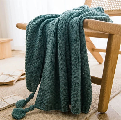 CloudComfort - Het Gebreide Deken voor Ultiem Comfort en Warmte