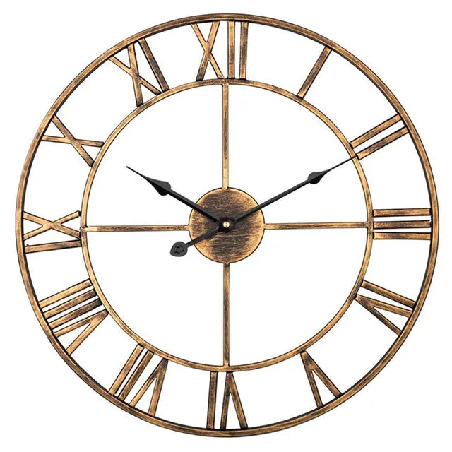 GoldLine - Strakke Elegante klok in Zwart en Goud