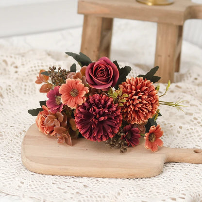 BloomAura - Het Bosje Zijde Bloemen voor een Altijd Frisse en Luxe Sfeer