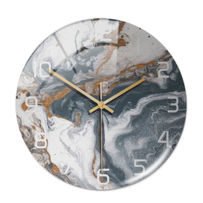 MarbleSphere - De luxe marmeren wandklok die tijd verandert
