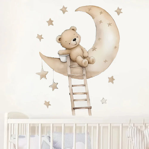 TeddyWall – Breng een schattige sfeer in elke kamer met een knuffelbare beer!