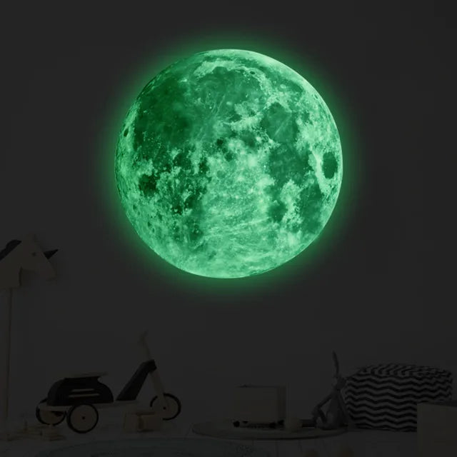 NightLuna- De Glow-in-the-Dark Maanstickers voor Magische Nachten