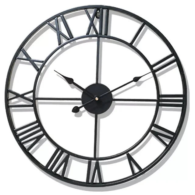 GoldLine - Strakke Elegante klok in Zwart en Goud