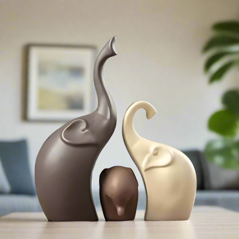 Elephant Harmony – Breng de Kracht van Familie en Natuur in Je Huis