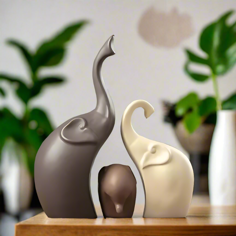 Elephant Harmony – Breng de Kracht van Familie en Natuur in Je Huis
