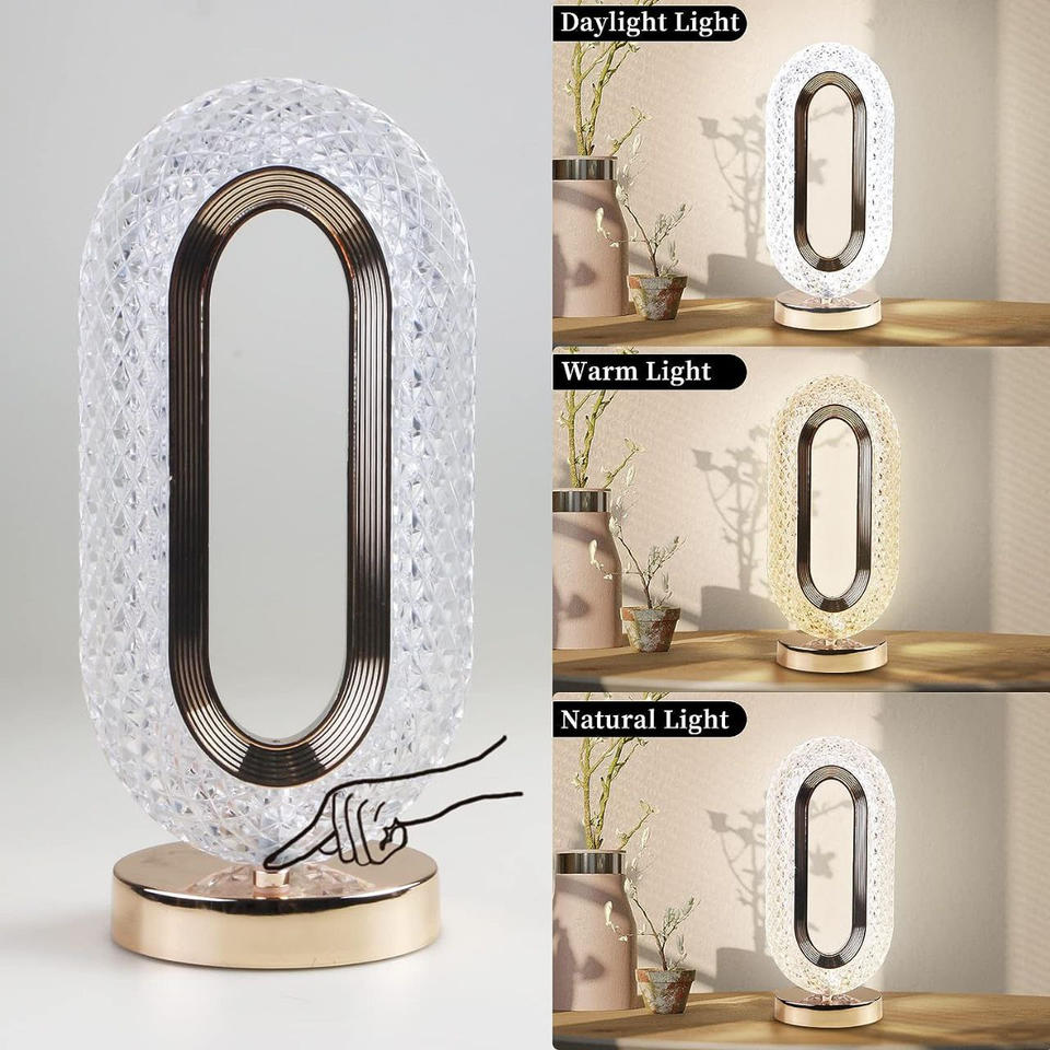 Elysian Crystal - Betoverende kristallenlamp met verstelbare lichtstanden