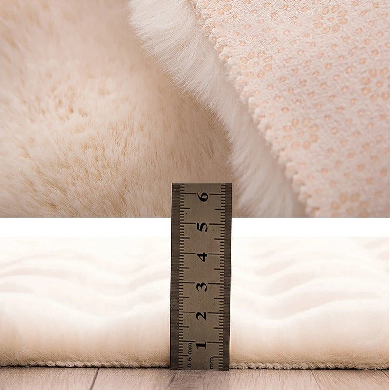 SnuggleSphere – Het Ultieme Bubbel Ronde Tapijt in 7 Kleuren voor Comfort en Stijl