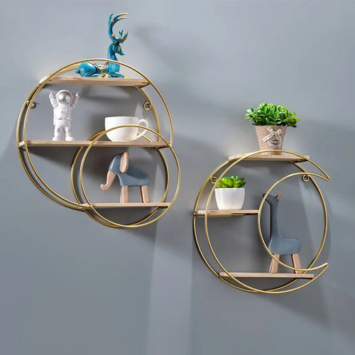 Solara Shelf – Elegante Wandplank in 3 Unieke Vormen voor een Verfijnd Interieur