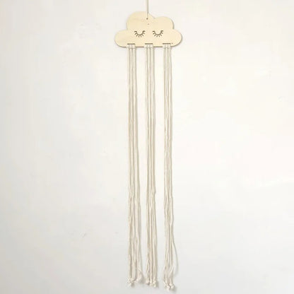 WoodieClips - Houten Haarclipjes Hanger in Wolkenvorm