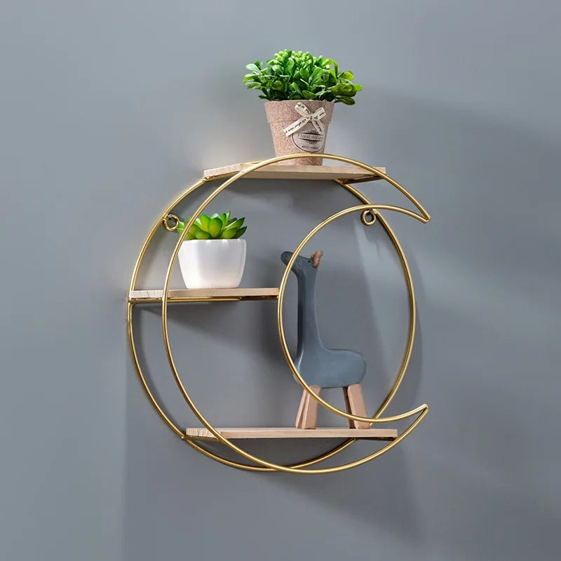 Solara Shelf – Elegante Wandplank in 3 Unieke Vormen voor een Verfijnd Interieur